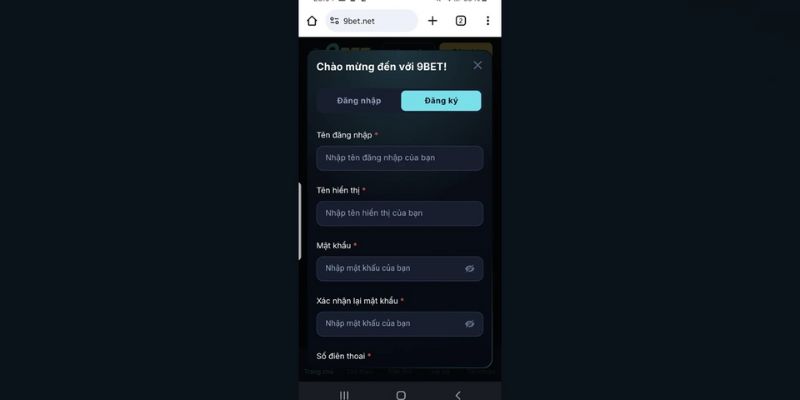 Đăng Ký 9bet
